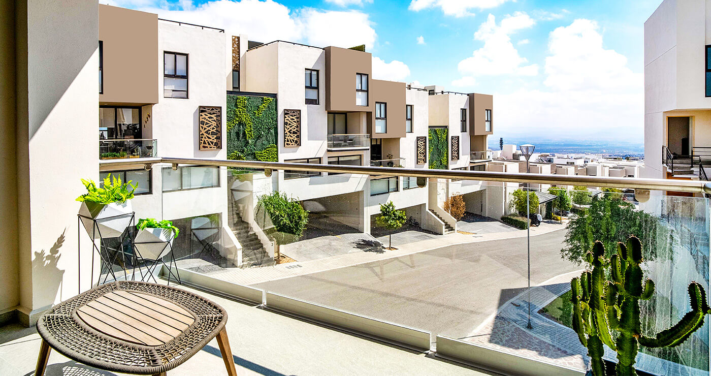 m company balcon penthouse de luks townhouses
